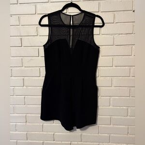 BCBGeneration Elegant Black Romper Womens Size 6